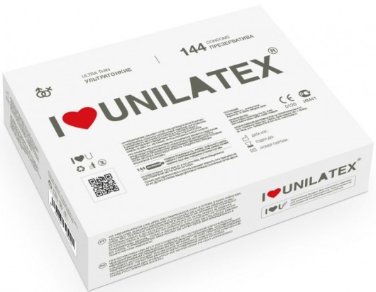 Ультратонкие презервативы Unilatex Ultra Thin - 144 шт. - Unilatex - купить с доставкой в Стерлитамаке