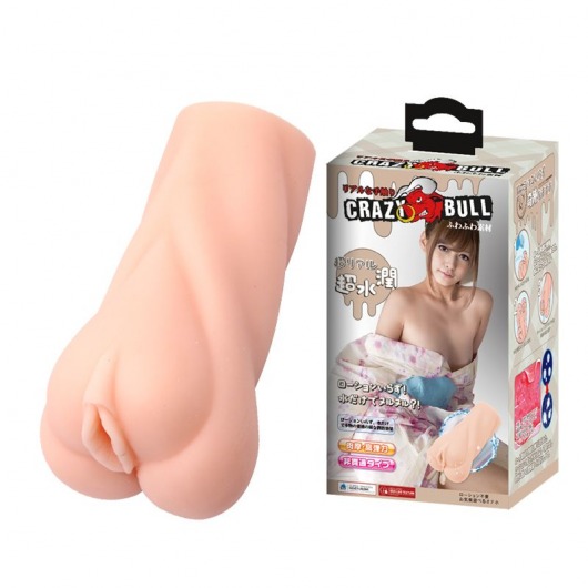 Мастурбатор-вагина Crazy Bull Heart Shape с эффектом смазки - Baile - в Стерлитамаке купить с доставкой