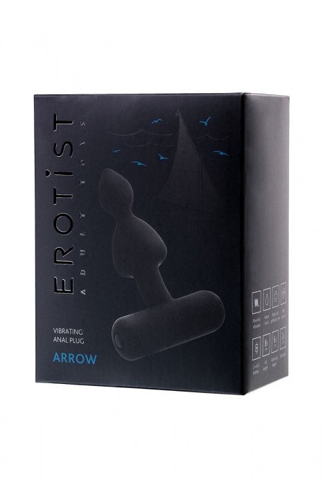 Небольшая анальная вибровтулка Erotist Arrow - 8,5 см. - Erotist Adult Toys