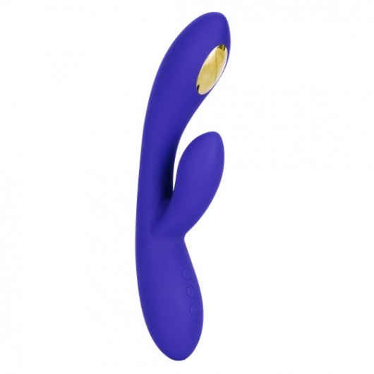 Фиолетовый вибратор с функцией электростимуляции Intimate E-Stimulator Dual Wand - 21,5 см. - California Exotic Novelties - купить с доставкой в Стерлитамаке