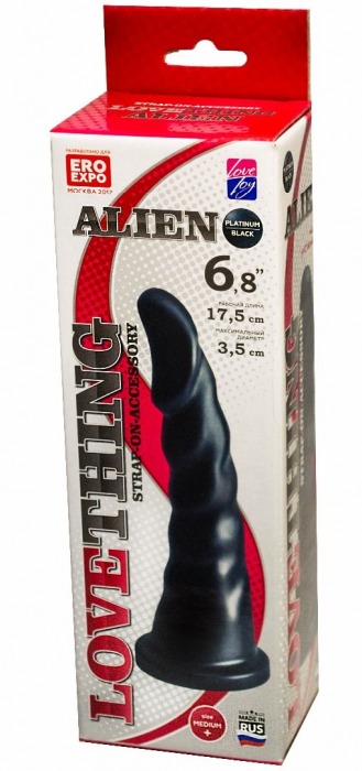 Насадка для трусиков харнесс Alien - 17,5 см. - LOVETOY (А-Полимер) - купить с доставкой в Стерлитамаке