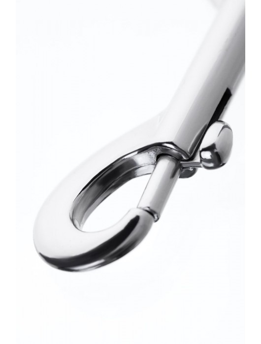 Серебристый двухсторонний карабин TOYFA Metal - ToyFa - купить с доставкой в Стерлитамаке