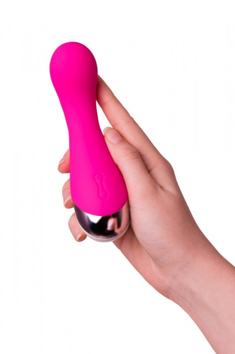 Розовый вибратор L EROINA - 15 см. - ToyFa