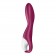 Малиновый вибромассажер для стимуляции G-точки Heated Thrill - 20,6 см. - Satisfyer купить в Стерлитамаке с доставкой в Orgasmix.ru Малиновый вибромассажер для стимуляции G-точки Heated Thrill - 20,6 см. - Satisfyer