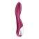 Малиновый вибромассажер для стимуляции G-точки Heated Thrill - 20,6 см. - Satisfyer купить в Стерлитамаке с доставкой в Orgasmix.ru Малиновый вибромассажер для стимуляции G-точки Heated Thrill - 20,6 см. - Satisfyer
