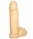 Пустотелый фаллоимитатор телесного цвета - 16,7 см. - Джага-Джага