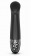 Черный вибратор с функцией электростимуляции Right on Ron - 17 см. - MyStim - купить с доставкой в Стерлитамаке