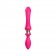 Розовый двусторонний вибромассажёр - 26,8 см. - I-MOON