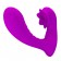 Лиловый вибратор Nadal для двойной стимуляции - Baile купить в Стерлитамаке с доставкой в Orgasmix.ru Лиловый вибратор Nadal для двойной стимуляции - Baile